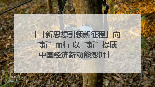 「新思想引领新征程」向“新”而行 以“新”提质 中国经济新动能澎湃