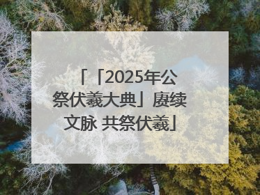「2025年公祭伏羲大典」赓续文脉 共祭伏羲
