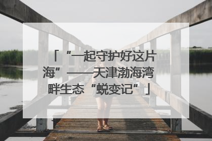 “一起守护好这片海”——天津渤海湾畔生态“蜕变记”