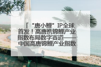 “唐小鲤”IP全球首发！高唐携锦鲤产业指数布局数字赛道——中国高唐锦鲤产业指数暨“唐小鲤”IP全球首发仪式在杭州举行