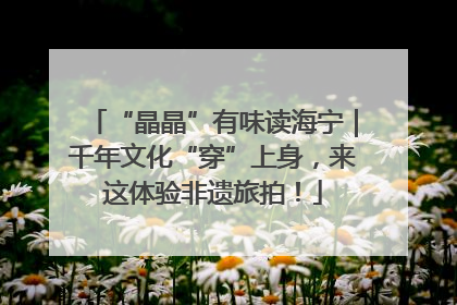 “晶晶”有味读海宁｜千年文化“穿”上身，来这体验非遗旅拍！