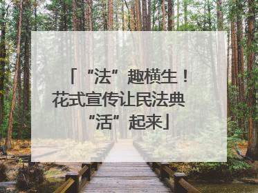 “法”趣横生！花式宣传让民法典“活”起来