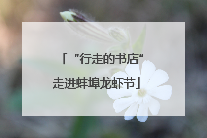 “行走的书店”走进蚌埠龙虾节