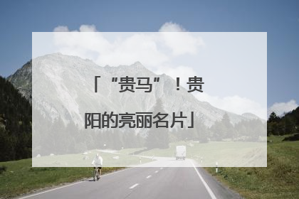 “贵马”！贵阳的亮丽名片