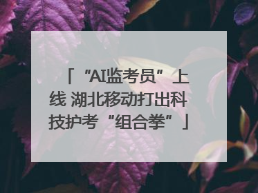 “AI监考员”上线 湖北移动打出科技护考“组合拳”