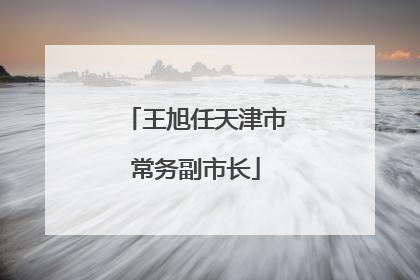 王旭任天津市常务副市长