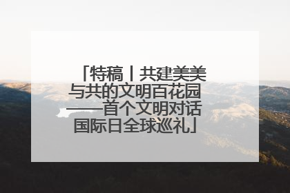 特稿丨共建美美与共的文明百花园——首个文明对话国际日全球巡礼
