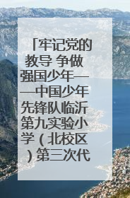 牢记党的教导 争做强国少年——中国少年先锋队临沂第九实验小学（北校区）第三次代表大会胜利召开