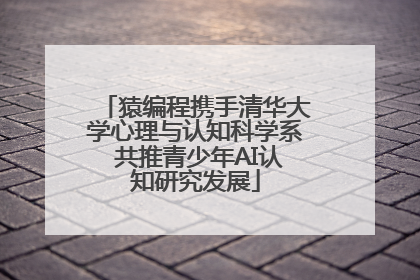 猿编程携手清华大学心理与认知科学系 共推青少年AI认知研究发展