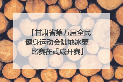 甘肃省第五届全民健身运动会陆地冰壶比赛在武威开赛