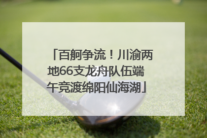 百舸争流！川渝两地66支龙舟队伍端午竞渡绵阳仙海湖
