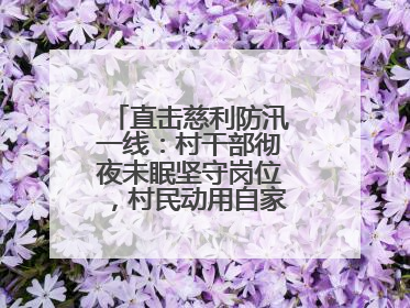 直击慈利防汛一线：村干部彻夜未眠坚守岗位，村民动用自家船协助转移