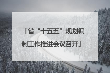 省“十五五”规划编制工作推进会议召开