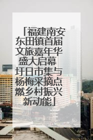 福建南安东田镇首届文旅嘉年华盛大启幕 圩日市集与杨梅采摘点燃乡村振兴新动能
