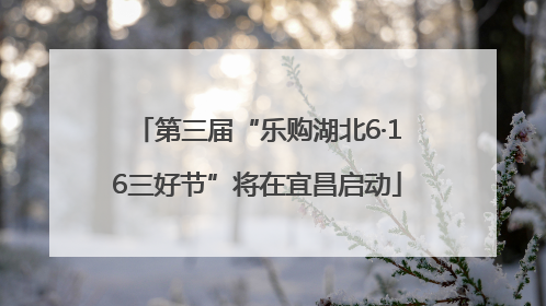 第三届“乐购湖北6·16三好节”将在宜昌启动