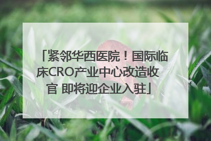 紧邻华西医院！国际临床CRO产业中心改造收官 即将迎企业入驻