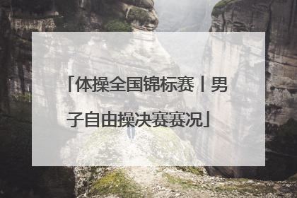 体操全国锦标赛丨男子自由操决赛赛况