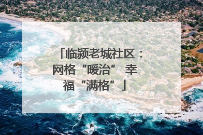 临颍老城社区：网格“暖治” 幸福“满格”