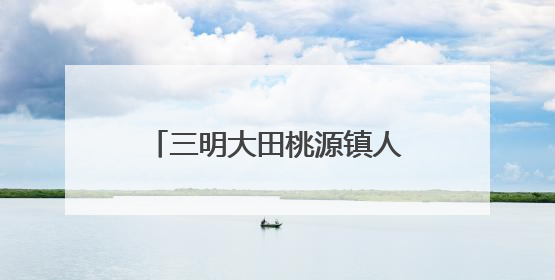 三明大田桃源镇人大：推动河流治理，筑牢生态屏障