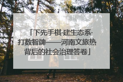 下先手棋·建生态系·打数智牌——河南文旅热背后的社会治理答卷