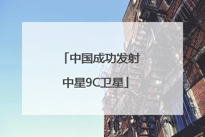中国成功发射中星9C卫星