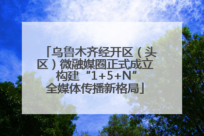 乌鲁木齐经开区（头区）微融媒圈正式成立 构建“1+5+N”全媒体传播新格局