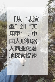 从“表演型”到“实用型”：中国人形机器人商业化落地探索提速