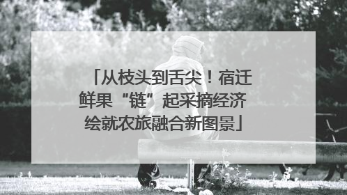 从枝头到舌尖！宿迁鲜果“链”起采摘经济绘就农旅融合新图景