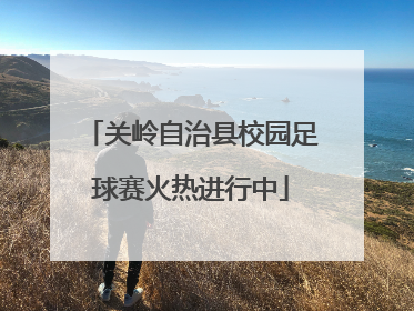 关岭自治县校园足球赛火热进行中