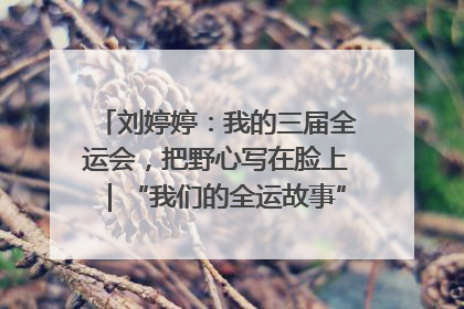 刘婷婷：我的三届全运会，把野心写在脸上｜“我们的全运故事”全民征文大赛