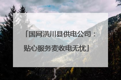 国网潢川县供电公司：贴心服务麦收电无忧