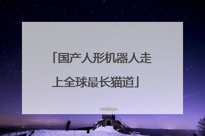 国产人形机器人走上全球最长猫道