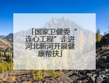 国家卫健委“连心工程”走进河北新河开展健康帮扶