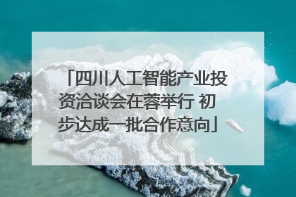 四川人工智能产业投资洽谈会在蓉举行 初步达成一批合作意向