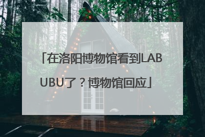 在洛阳博物馆看到LABUBU了？博物馆回应