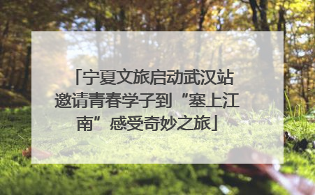 宁夏文旅启动武汉站 邀请青春学子到“塞上江南”感受奇妙之旅