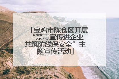 宝鸡市陈仓区开展“禁毒宣传进企业 共筑防线保安全”主题宣传活动