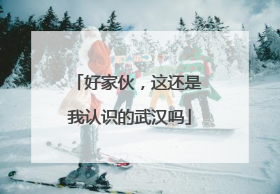 好家伙，这还是我认识的武汉吗
