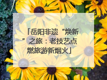 岳阳非遗“焕新”之旅：老技艺点燃旅游新烟火