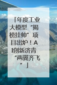 年度工业大模型“揭榜挂帅”项目出炉！AI创新济青“两翼齐飞”