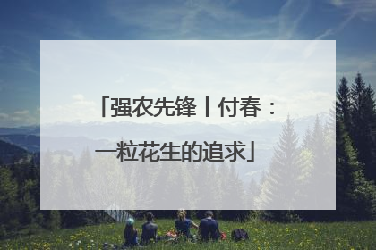 强农先锋丨付春：一粒花生的追求