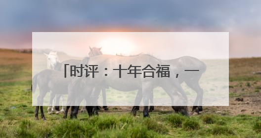 时评：十年合福，一轨飞驰新答卷(图)