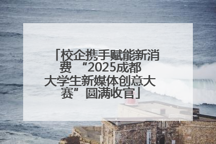校企携手赋能新消费 “2025成都大学生新媒体创意大赛”圆满收官