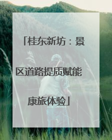 桂东新坊：景区道路提质赋能康旅体验