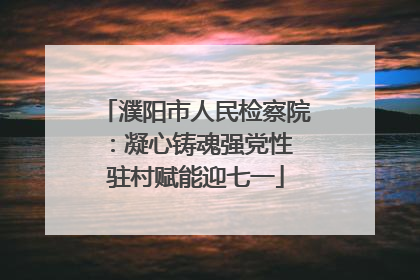 濮阳市人民检察院：凝心铸魂强党性 驻村赋能迎七一