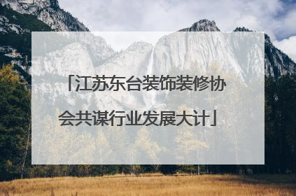 江苏东台装饰装修协会共谋行业发展大计