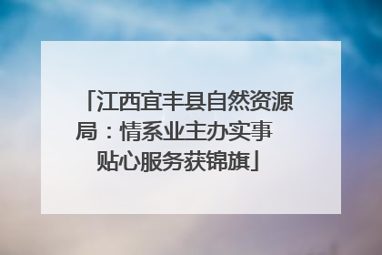 江西宜丰县自然资源局：情系业主办实事 贴心服务获锦旗