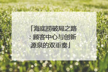 海底捞破局之路：顾客中心与创新源泉的双重奏