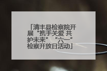 清丰县检察院开展“携手关爱 共护未来”“六一”检察开放日活动