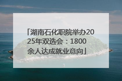 湖南石化职院举办2025年双选会：1800余人达成就业意向